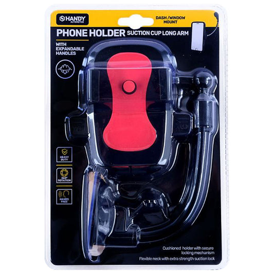 Handy Auto Phone Holder Suction Cup Long Arm