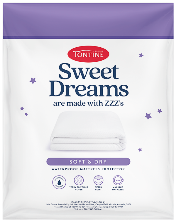 Tontine Sweet Dreams Mattress Protector QB