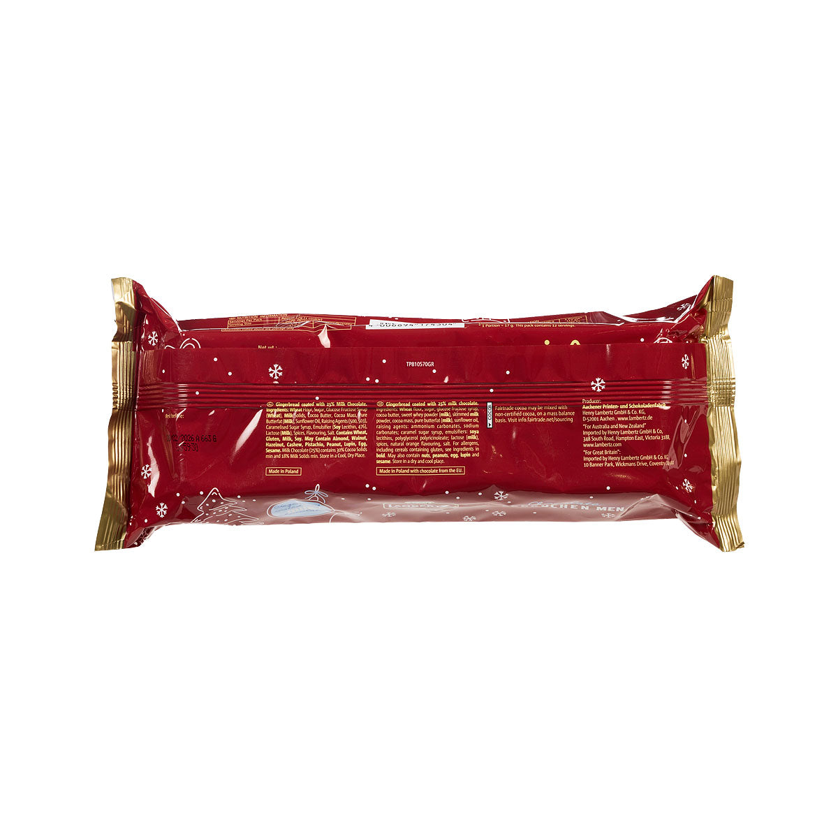 Lambertz Leckuchen Gingerbread Men Milk 200g