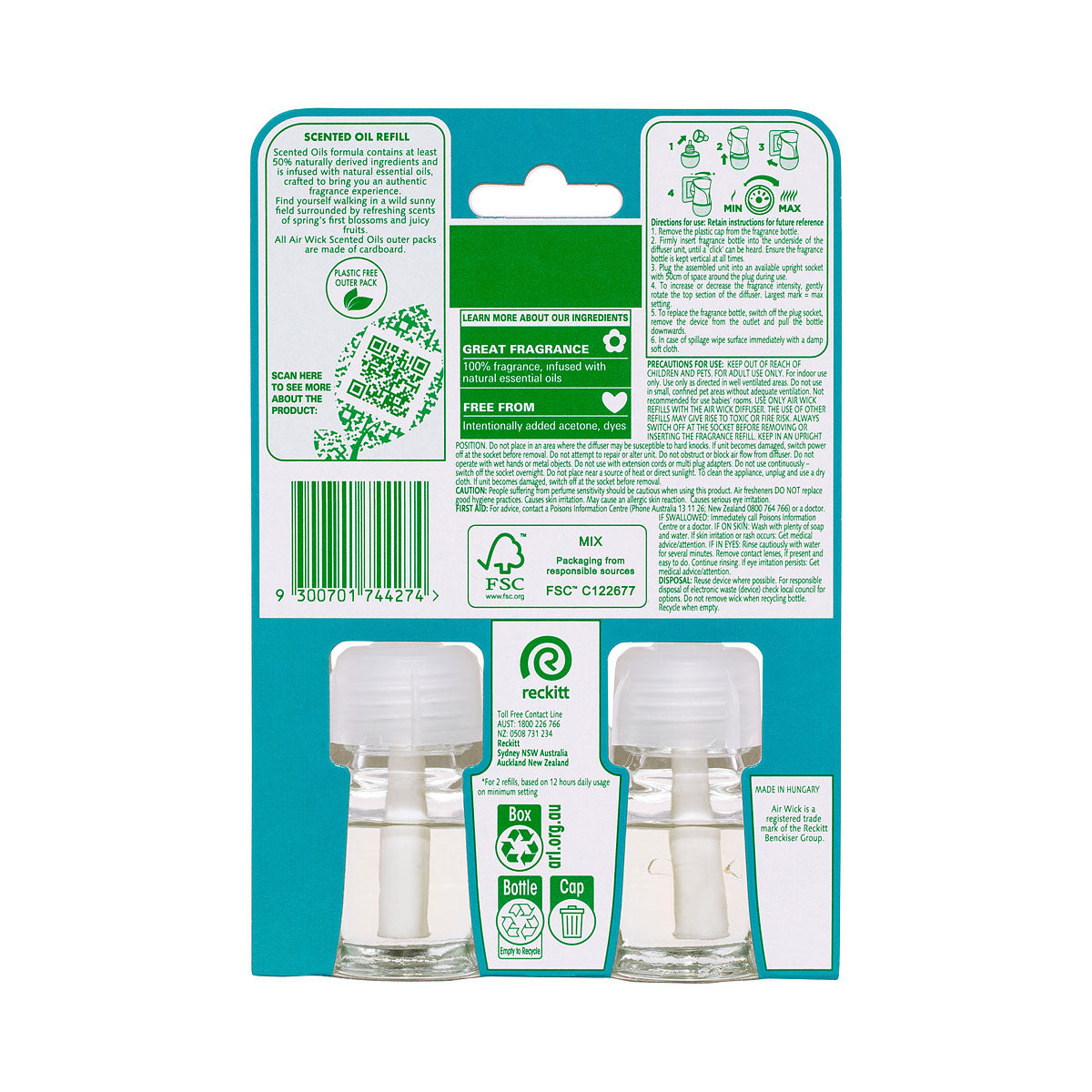 Air Wick Refill Spring Delight 19mL 2pk