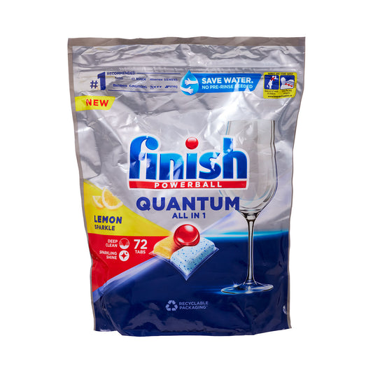 Finish Quantum All-In-1 Powerball Tablet Lemon 72pk