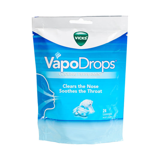 Vicks Peppermint Vapodrops 24pk