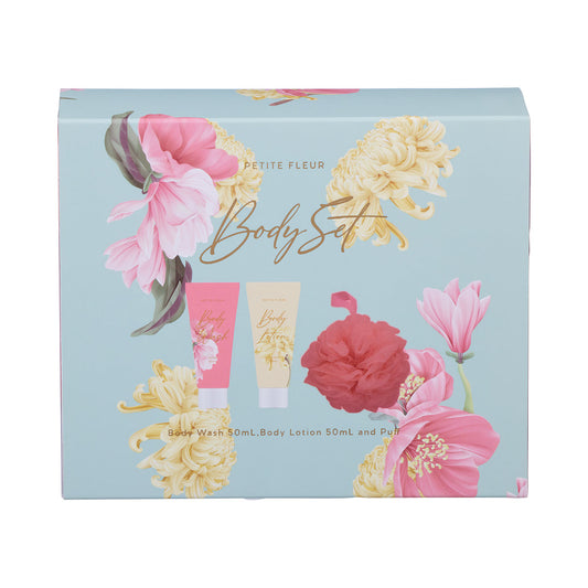 Floral 3pc Wash Set