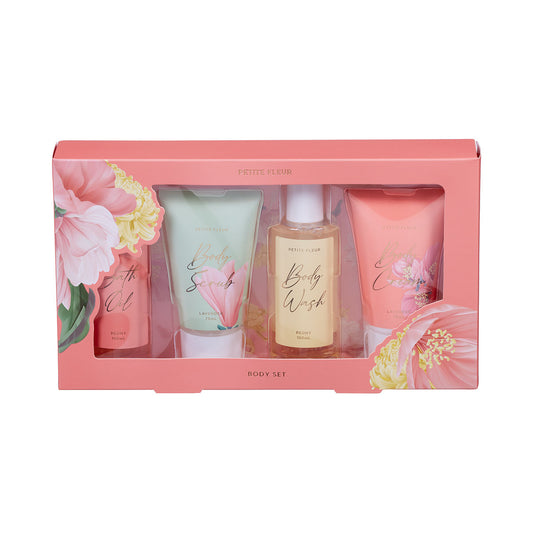 Floral 4pc Body Set