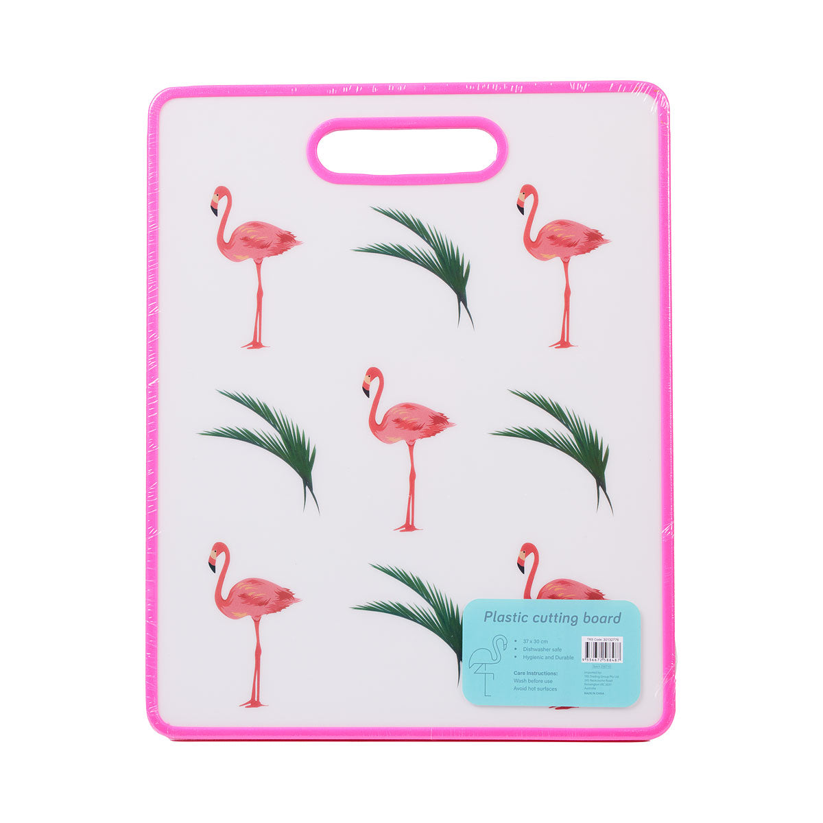 Flamingos Plastic Cutting Board