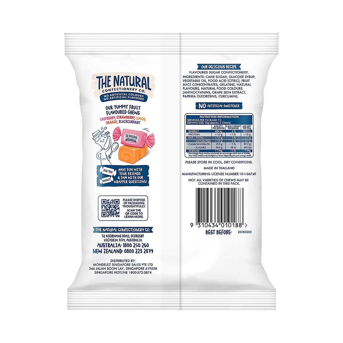 TNCC Fruity Chews 180g