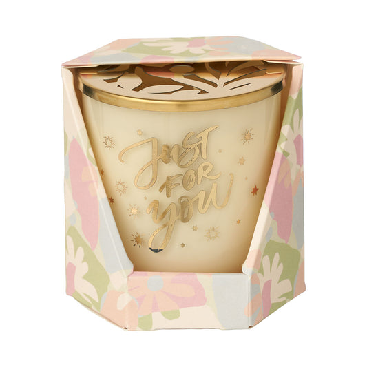 "For You" Candle With Metal Lid