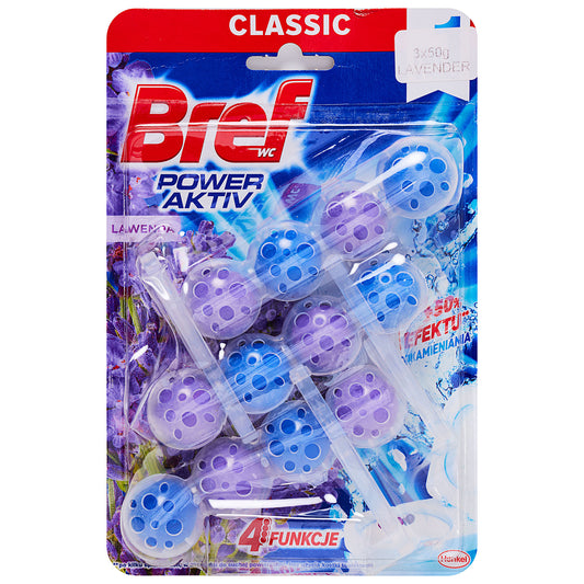 Bref Power Aktiv Toilet Cleaner Lavender 3pk