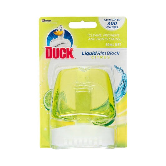 Duck Liquid Rim Block Toilet Cleaner Citrus 50mL