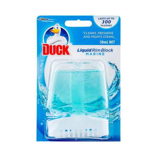 Duck Liquid Rim Block Toilet Cleaner Marine 50mL