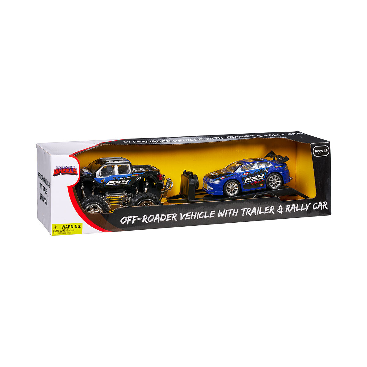 Off Roader W/Trailer & Rally Car