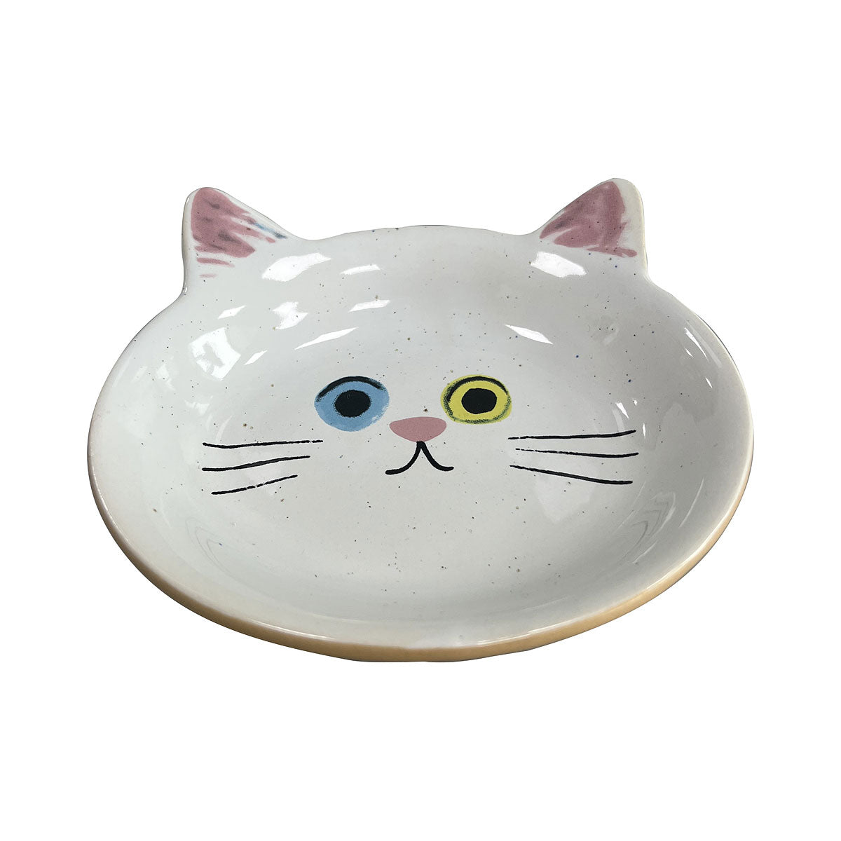 Ceramic Printed Bowl/Plate Cat Face 150mL