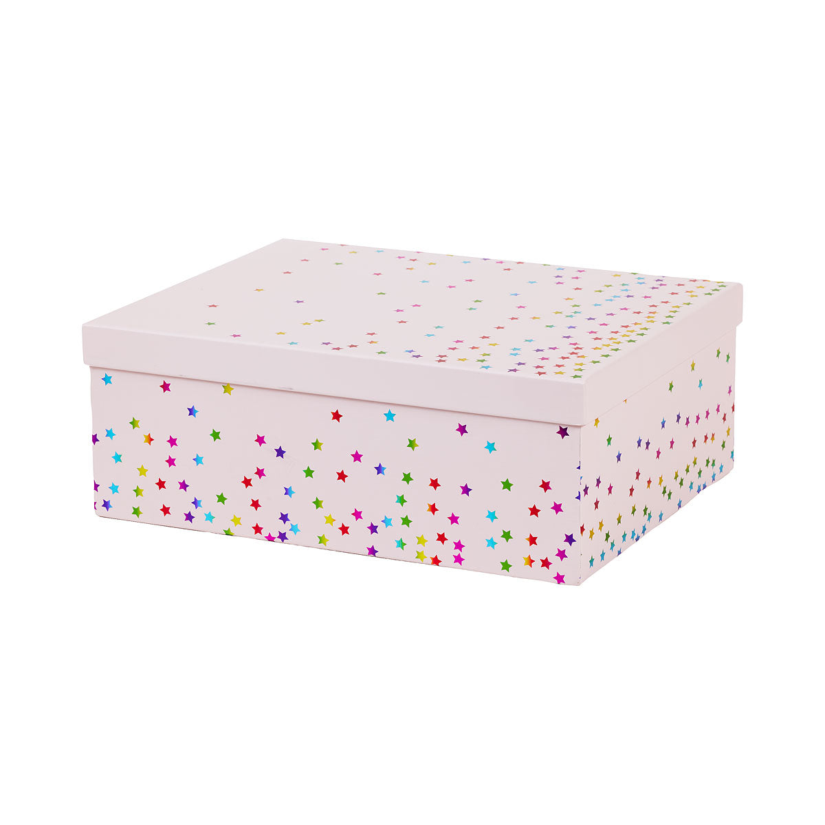 Gift Box Confetti Stars 31x22x11.8 cm The Reject Shop