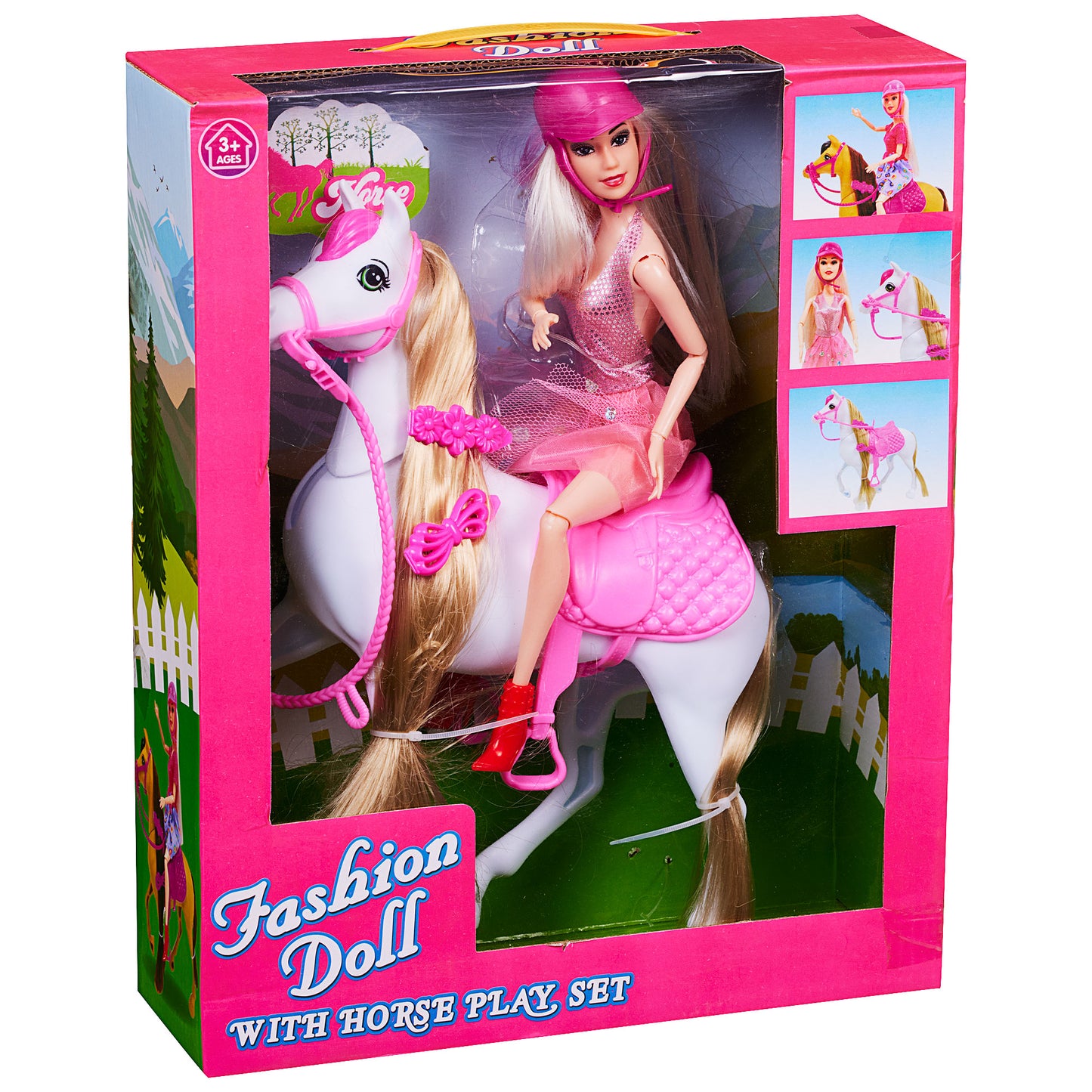 Doll with Horse Set 29cm