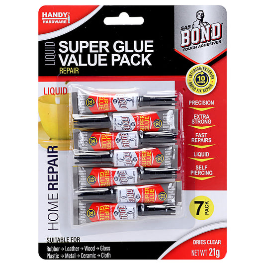 Handy Super Glue Value Pack 3g 7pk