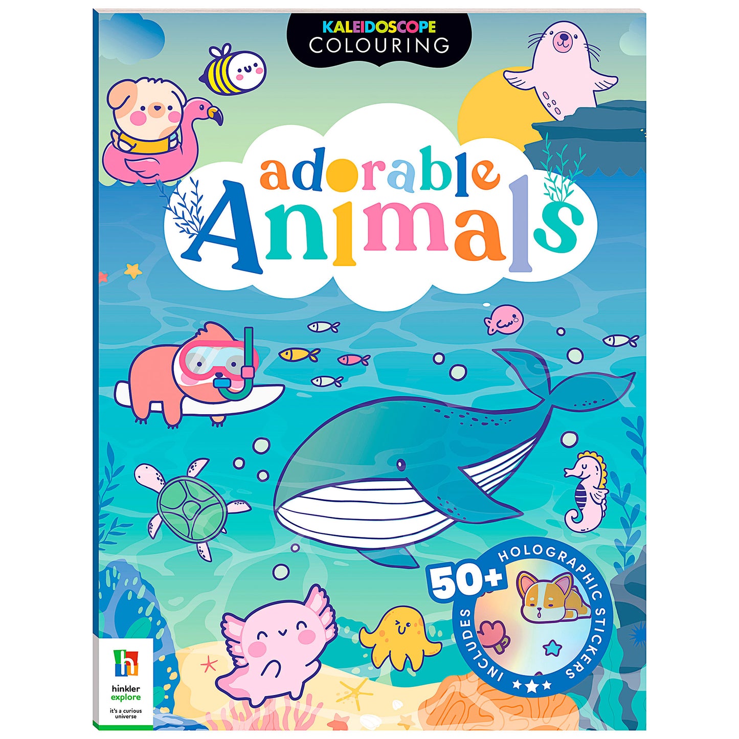 Kaleidoscope Sticker Colouring Assorted