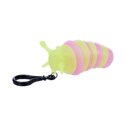 Mini Translucent Glow Slug Keyring