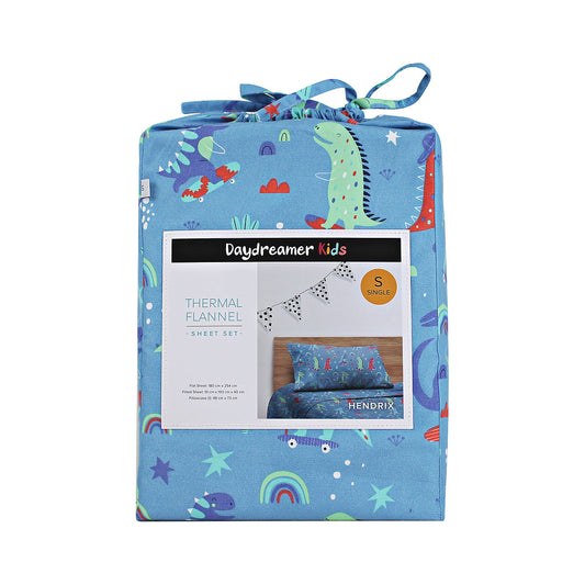 Thermal Flannel Sheet Set Printed SB Assorted