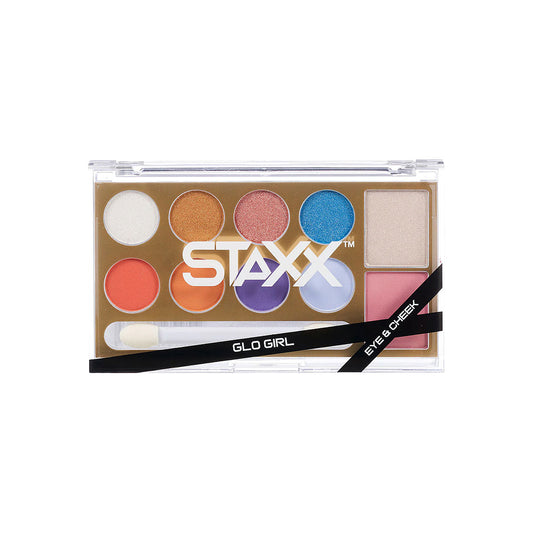 Staxx Eye Cheek Palette Glo Girl