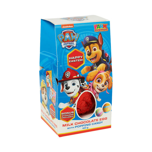 Paw Patrol Pop Candy Egg & Sticker 40g