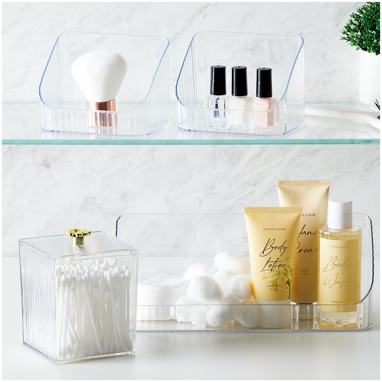 Clear Organiser 3pk