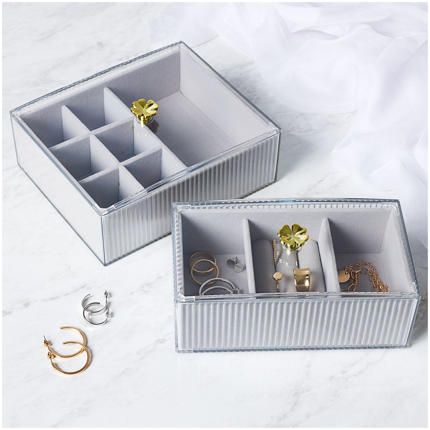 Clear Jewellery Organiser Large
