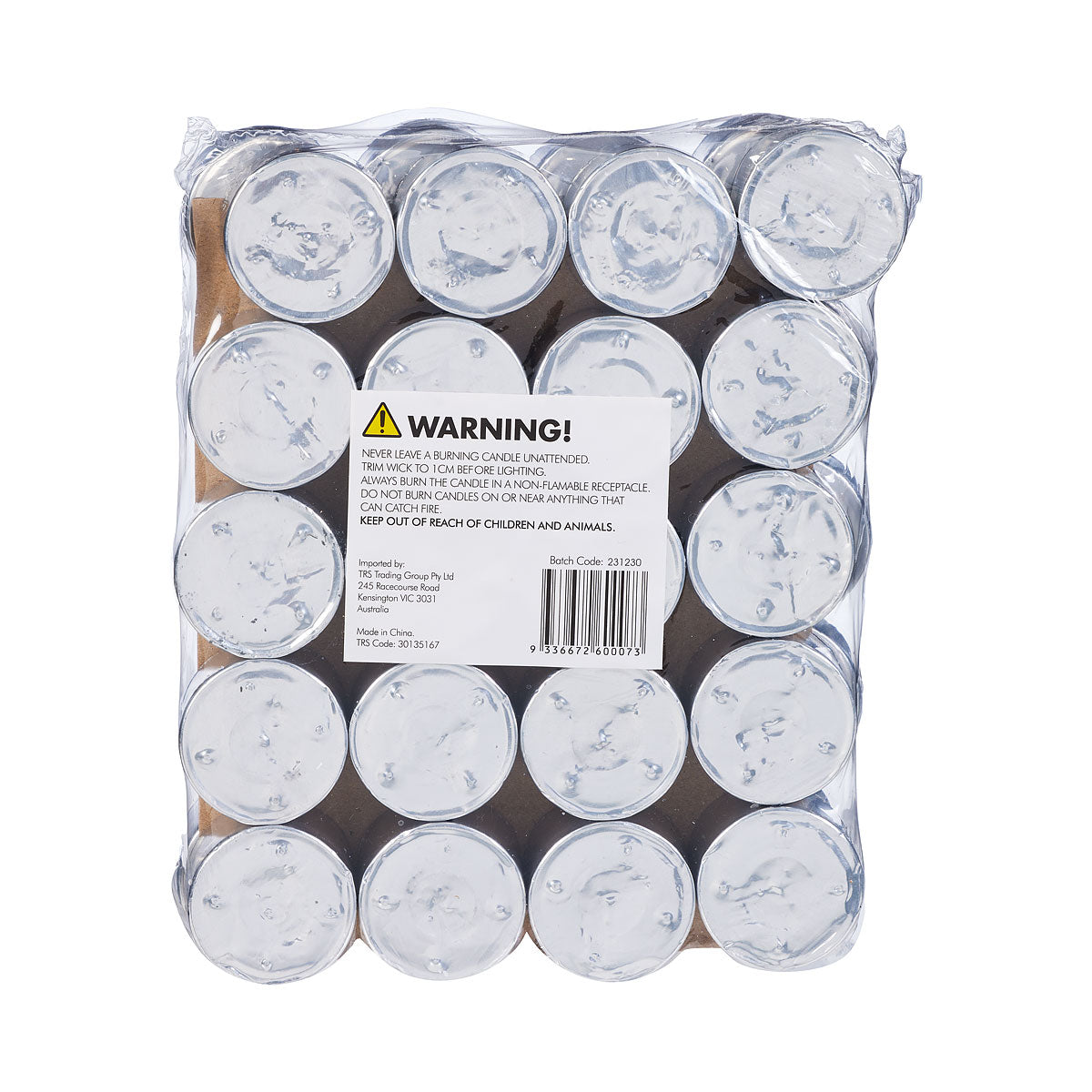 Tealight Candle Unscented 9hr 40pk