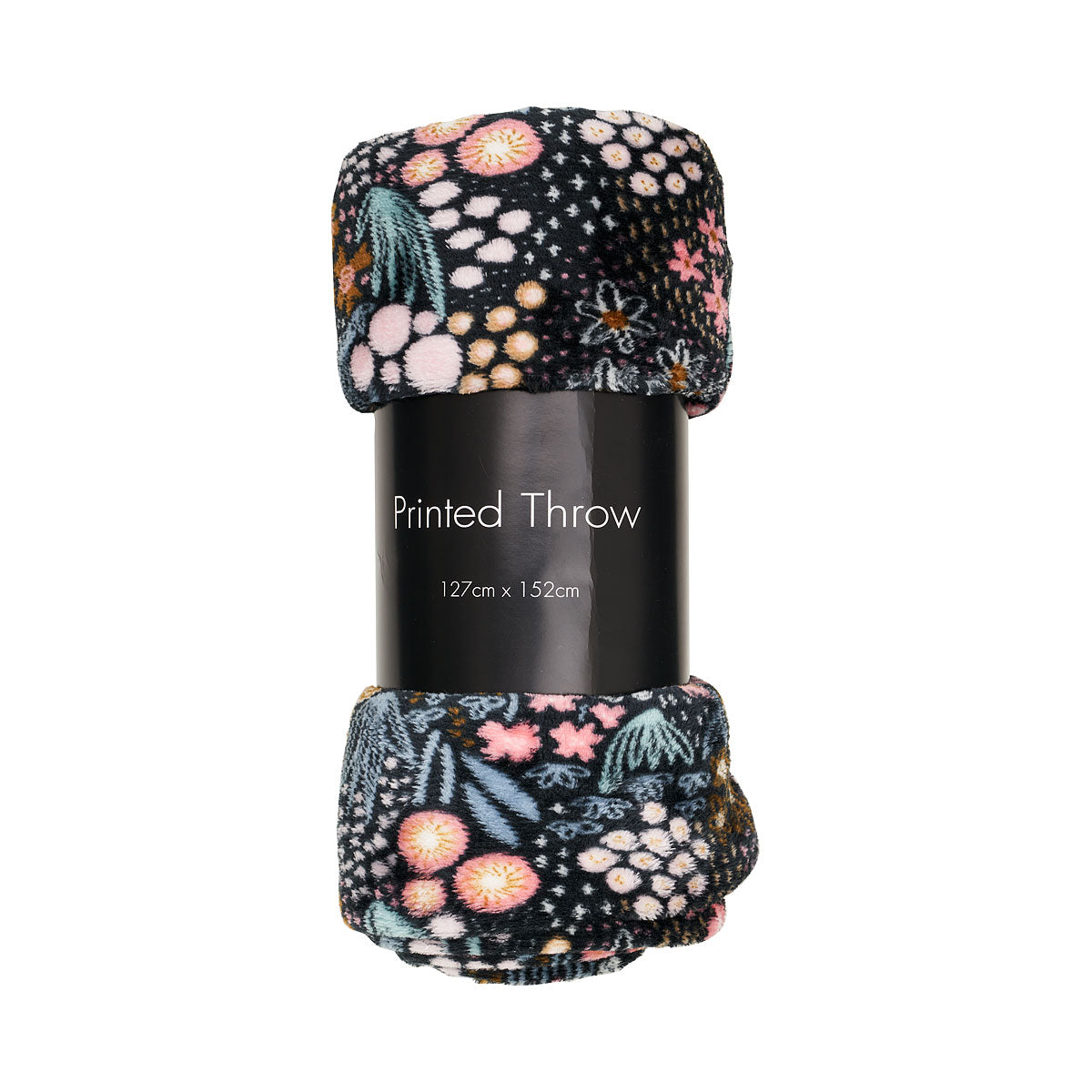 Plush Printed Throw Assorted Designs 127x152cm