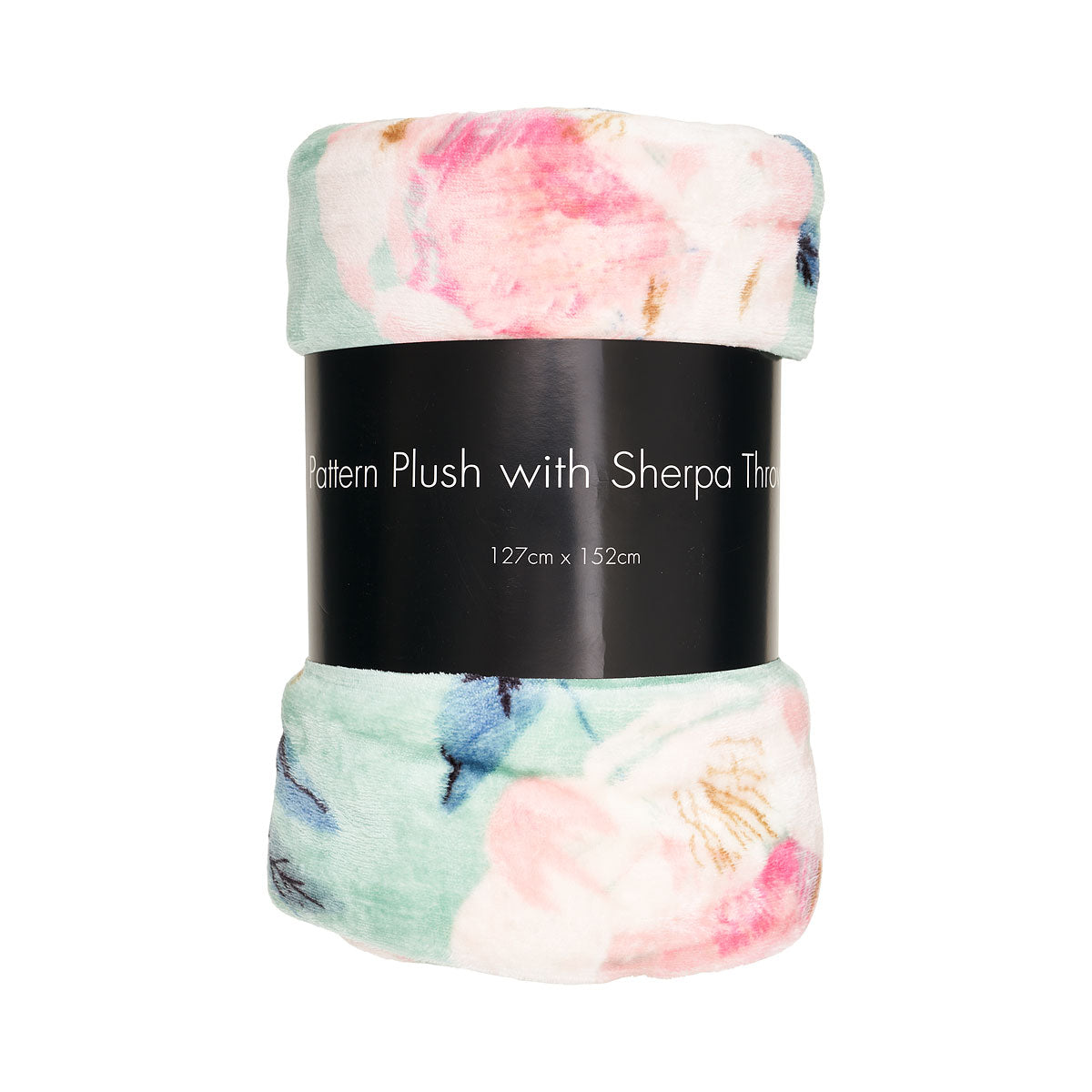 Sherpa Print Throw Assorted 127x152cm