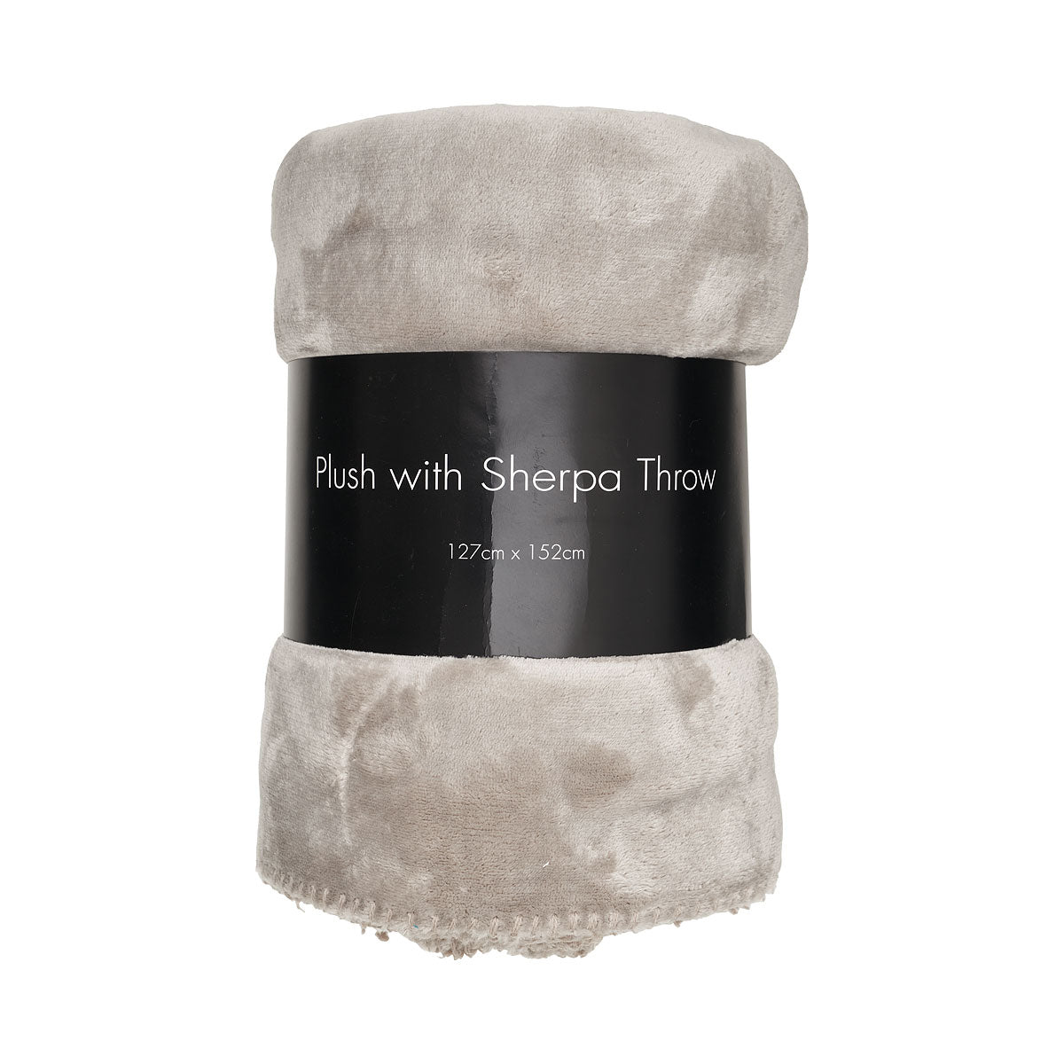 Plush Sherpa Throw Assorted 127x152cm