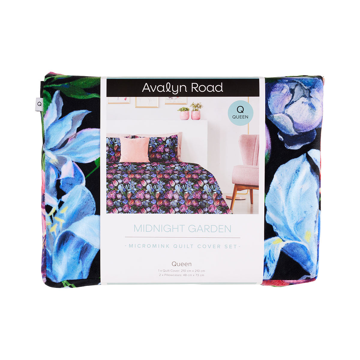 Quilt Cover Set Micro Mink Print