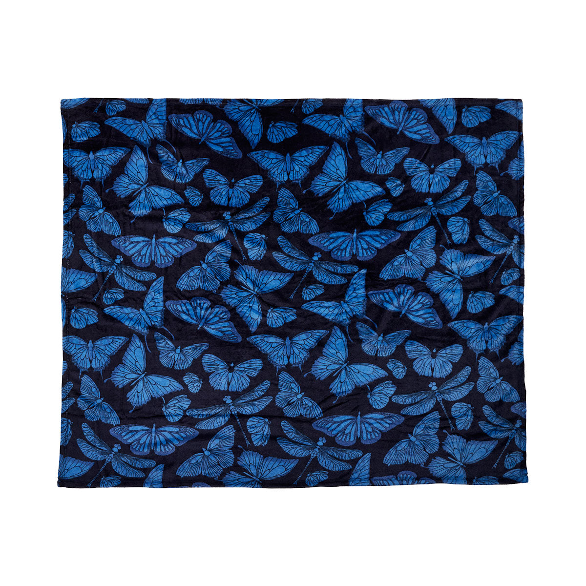 Midnight Garden Plush Throw Print 127x152cm Assorted