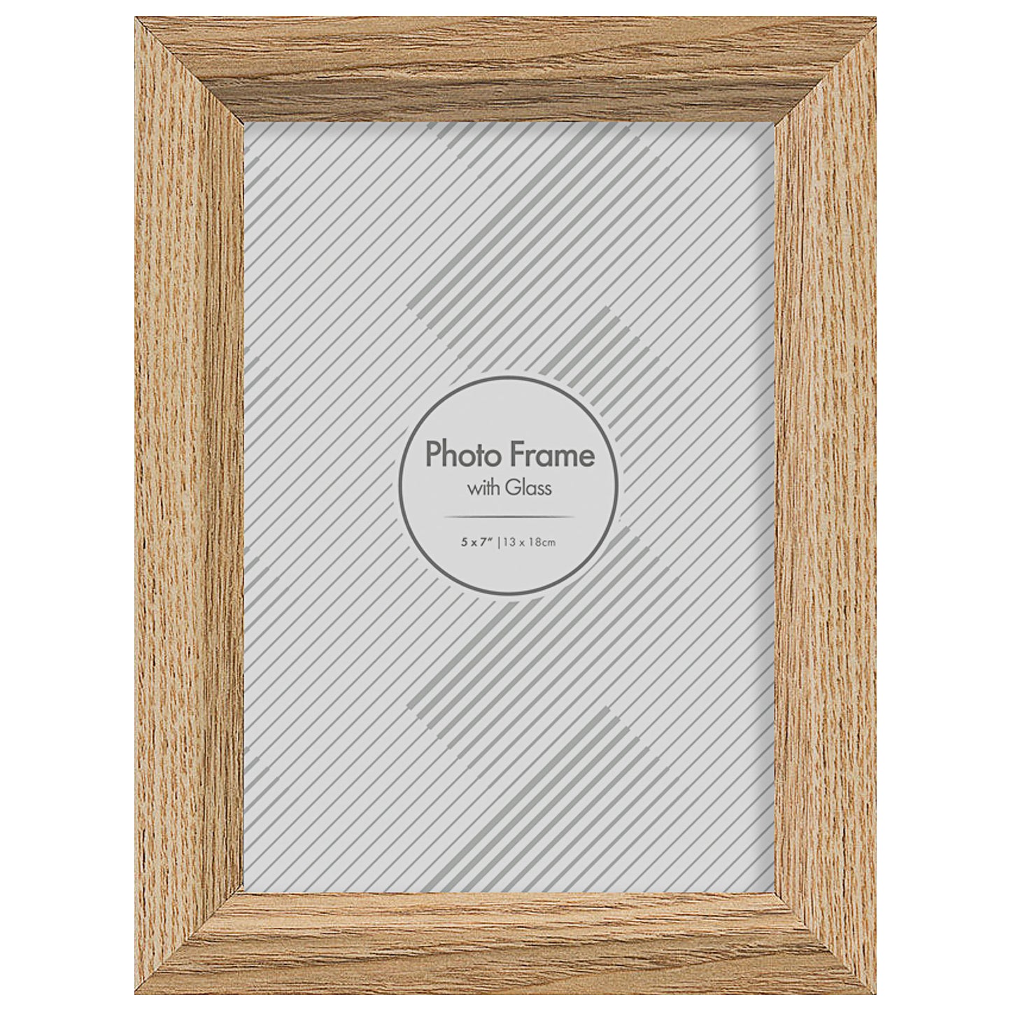 Barcelona Natural Photo Frame 5x7"