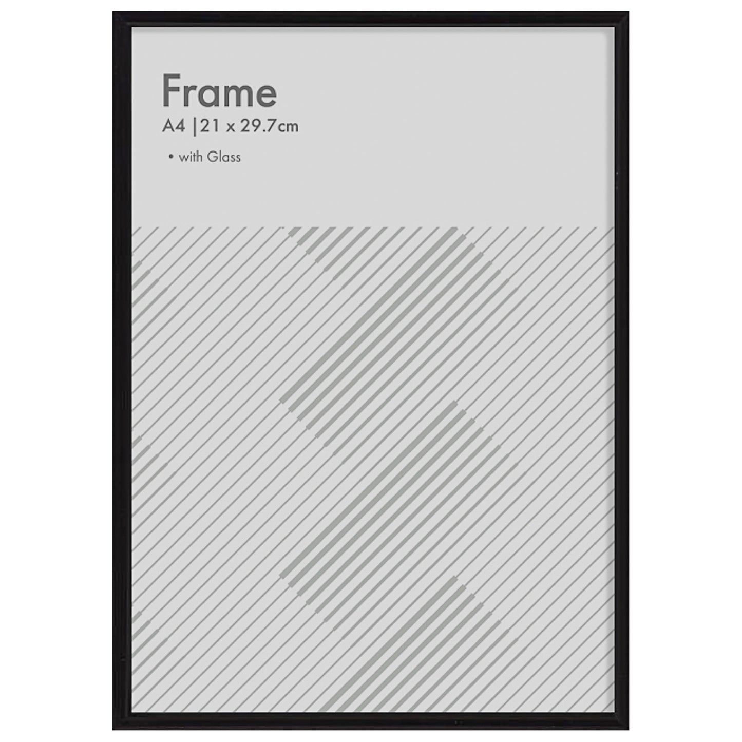 A4 Black Certificate Frame
