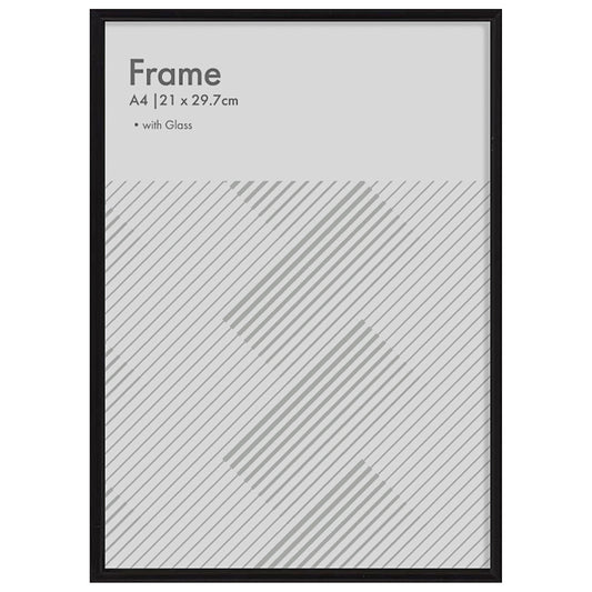 A4 Black Certificate Frame