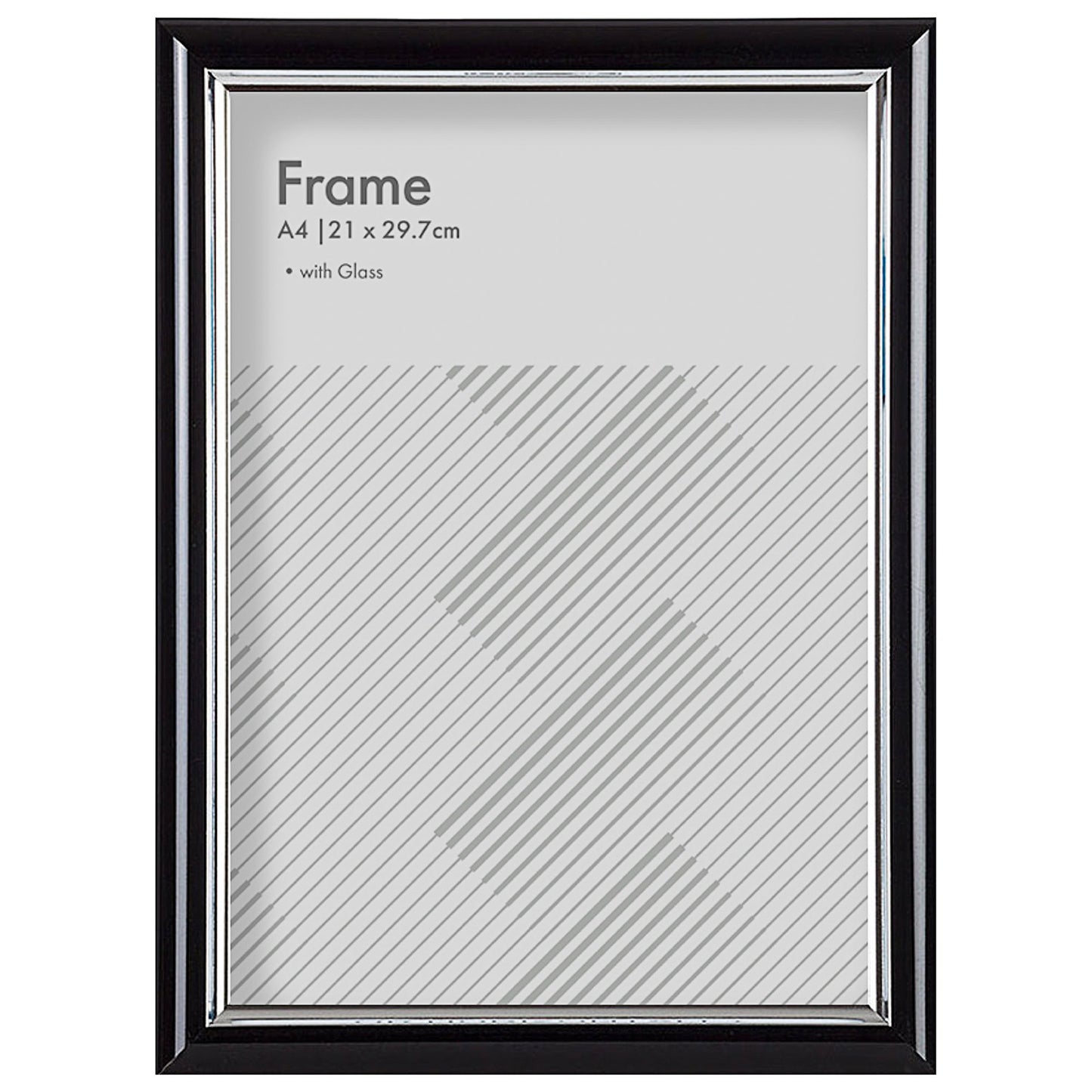 A4 Black Certificate Frame