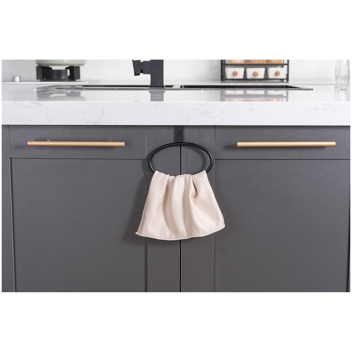 Over-Door Towel Holder Round