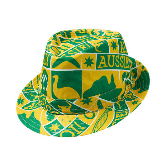 Fedora Hat Aussie Flag Print
