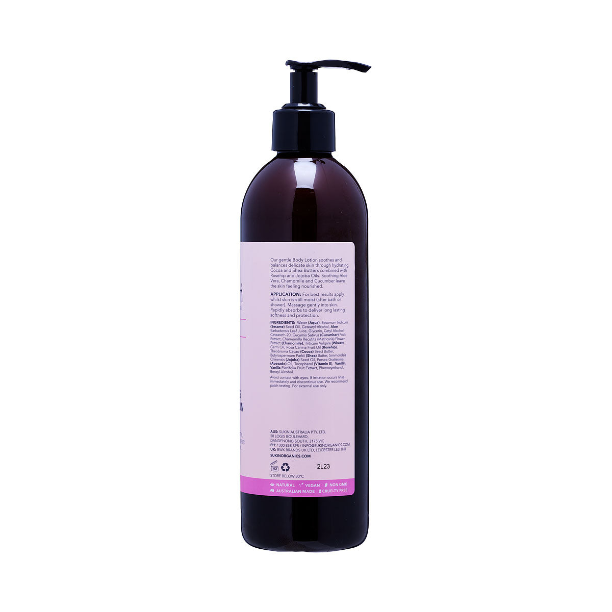 Sukin Sensitive Soothing Body Lotion 500mL