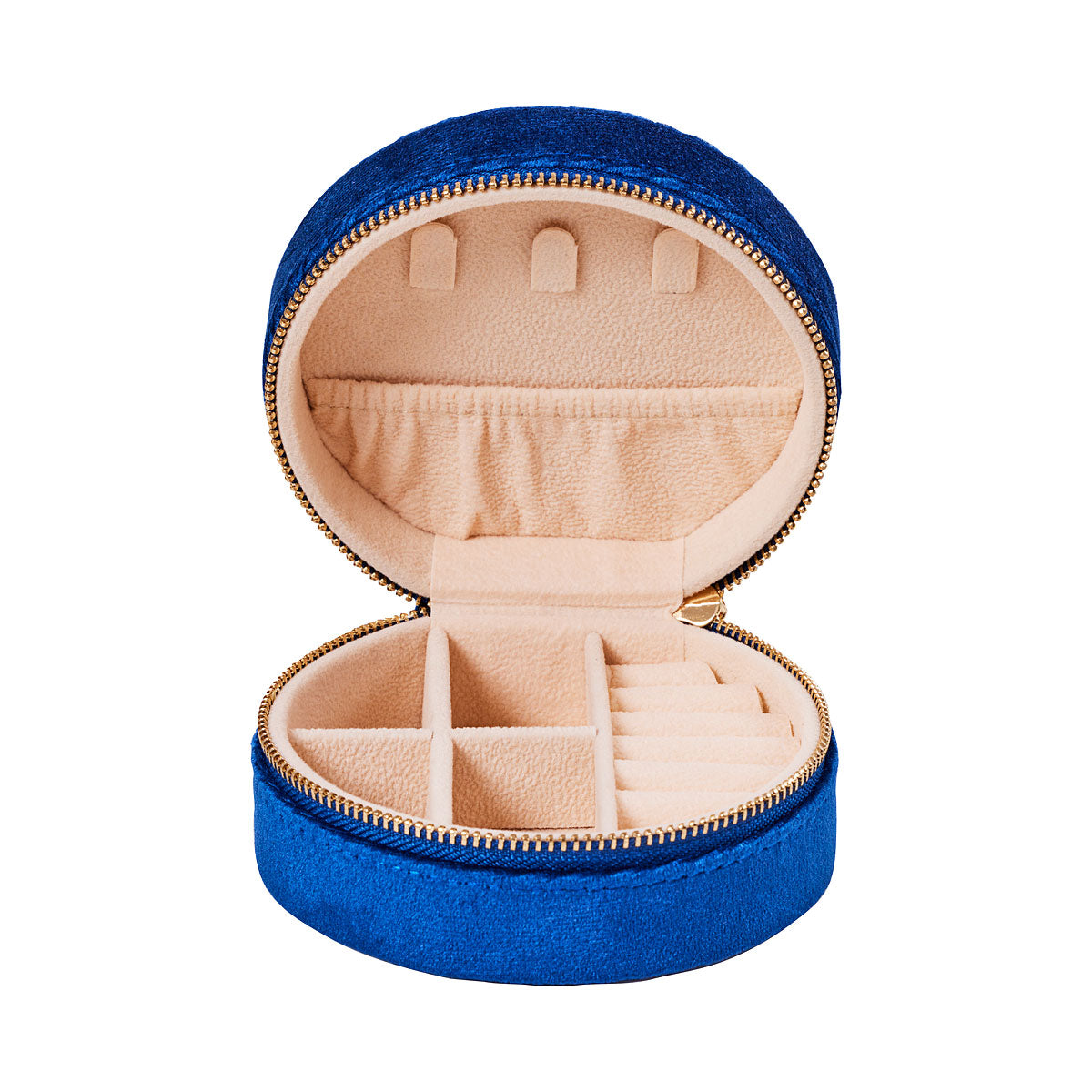 Jewellery Box Velvet Zip Assorted