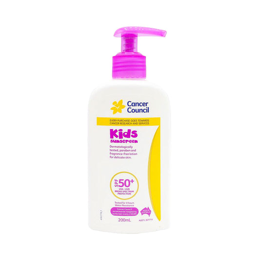 Cancer Council Kids' Sunscreen SPF50 200mL