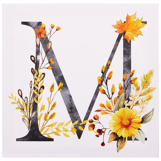 Mini Canvas Monogram 20cm Assorted