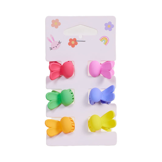 Bunny Claw Clip 6pk