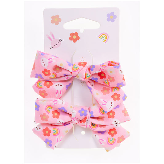 Bunny Bow Clip 2pk