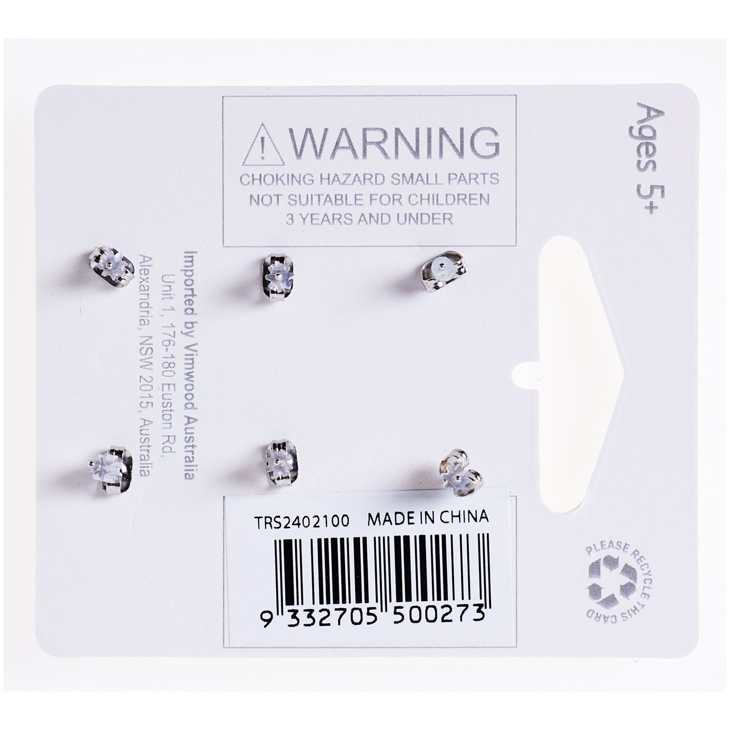 Bunny Stud Earring 3pk