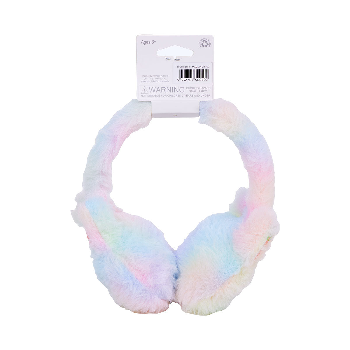 Rainbow Bunny Earmuffs