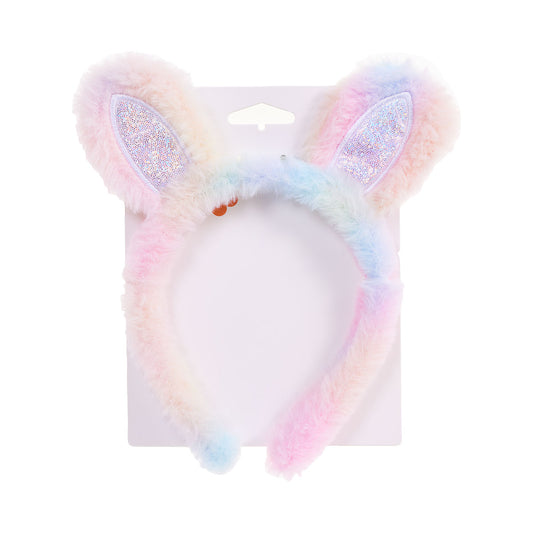 Rainbow Bunny Headband