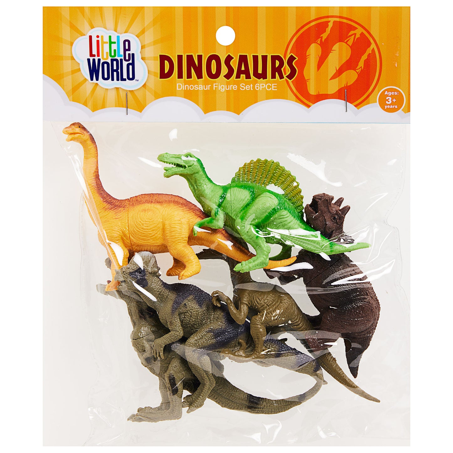 Dinosaur Figure Set 6pce