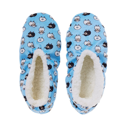 Printed Sherpa Slippers Assorted