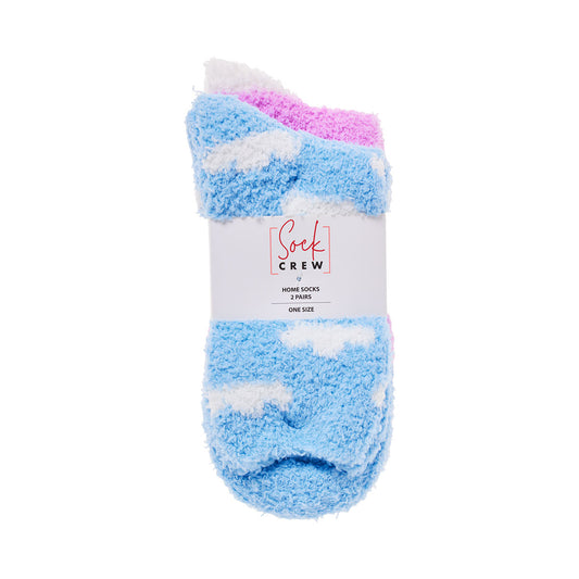 Home Socks Cloud One Size 2pk